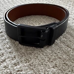 Shinola Men's Black Leather Belt